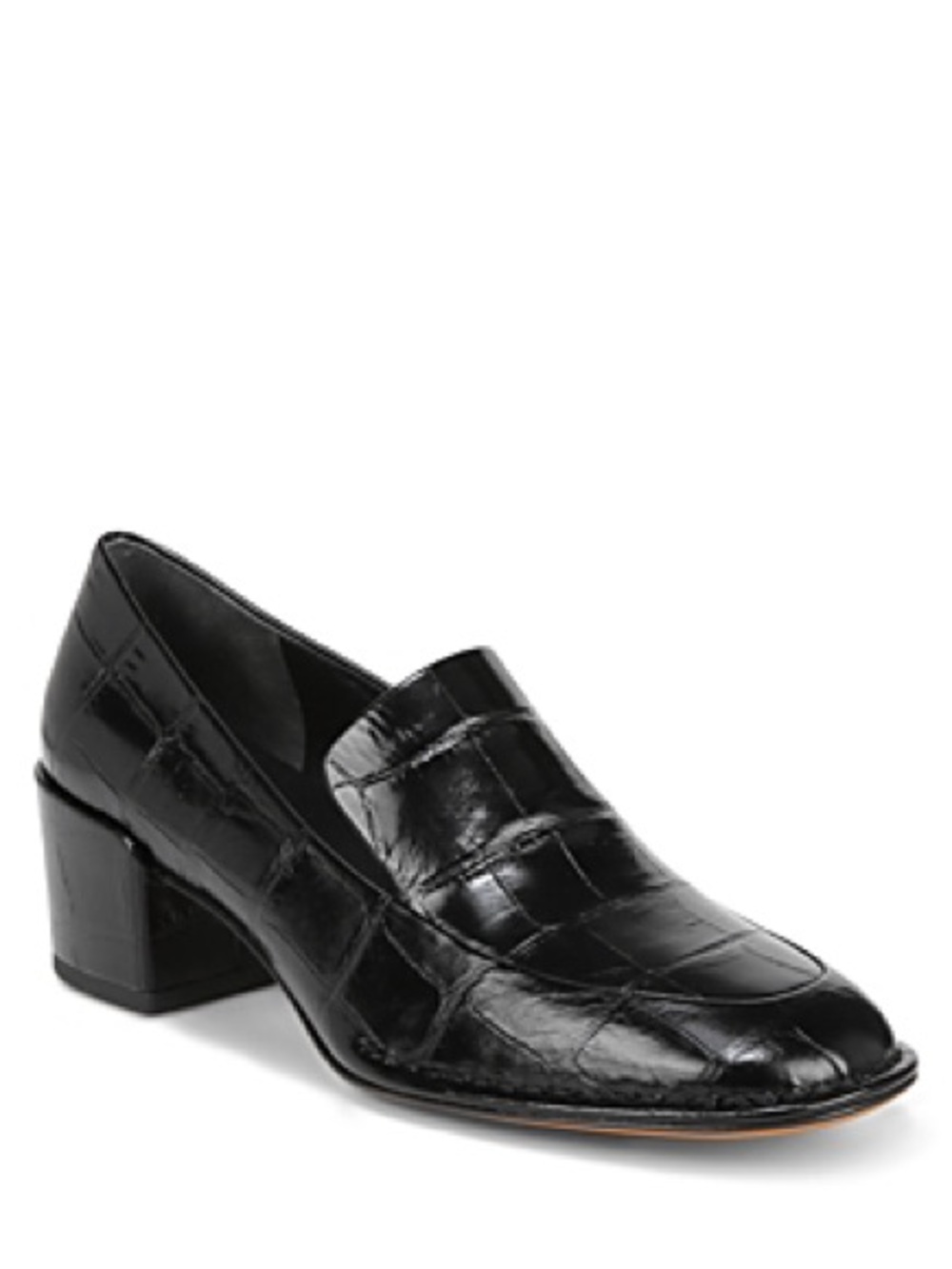 Vince • Millie Alligator Embossed Leather Loafer